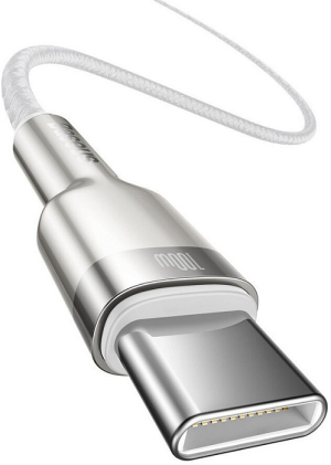 Купить Кабель Baseus Cafule (CATJK-C02) USB-C/USB-C 100W 1m (White)